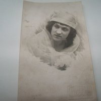 Две стари пощенски картички портрети от 1917г. Прага, снимка 4 - Филателия - 40148799