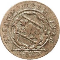 Монета Швейцария 1 Батцен 1826 г.  Кантон Берн  / 3, снимка 1 - Нумизматика и бонистика - 37915751