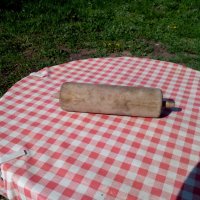 Старо дървено валяче, снимка 2 - Други ценни предмети - 28680949