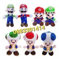 Супер Марио Луиджи и Гъбки плюшени играчки , снимка 9 - Плюшени играчки - 37635846