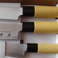 ножове готварски професионални комплект, в японски стил Таки TAKI, 3 части, снимка 4 - Прибори за хранене, готвене и сервиране - 35936506