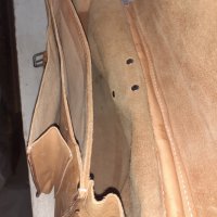 Много качествена и красива мъжка чанта от много дебела кожа, снимка 4 - Антикварни и старинни предмети - 37714893