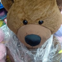 Кафяв мечок,120см, снимка 1 - Плюшени играчки - 39454315
