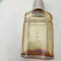 Старо парфюмено шише Арт Деко празно, снимка 3 - Антикварни и старинни предмети - 43223727