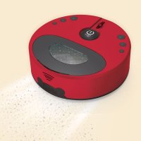 Играчка прахосмукачка робот, Червенa със звук и светлина, снимка 2 - Образователни игри - 43379440