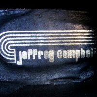 Jeffrey Campbell боти на ултра висока платформа велур бежово и черно, снимка 6 - Дамски боти - 35153849