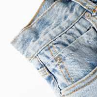 Дамски къси дънкови панталони широки, тип пола, снимка 4 - Къси панталони и бермуди - 36951285