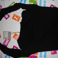 Нов Дамски Топ Блуза с дълги ръкави! Отворено Деколте р-р ХЛ, снимка 3 - Блузи с дълъг ръкав и пуловери - 43223358