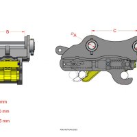 Бързосменник Хидравличен за JCB, CASE, VOLVO И ДРУГИ, снимка 2 - Индустриална техника - 40635152