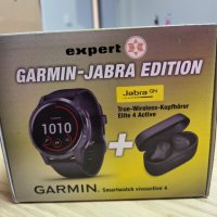 Нов Garmin Vivoactive 4+Jabra True wireless слушалки Vivoactive 4 Volvo Edition, снимка 1 - Смарт часовници - 43245572