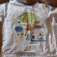 Подарявам къса бебешка памучна тениска, снимка 1 - Бебешки блузки - 43982384