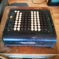 Механичен калкулатор Burroughs Made in USA, снимка 5 - Колекции - 43574174