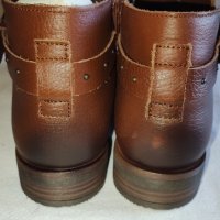 Здрави и удобни дамски боти от естествена кожа Clarks №42, снимка 7 - Дамски боти - 44049001