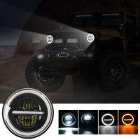 7" Инч Диодни фарове за джип, фарове за Jeep Lada Niva Jeep Wrangler, снимка 1 - Аксесоари и консумативи - 43966221