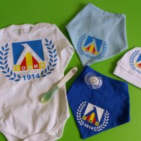 Бебешки артикули с емблема на Левски , снимка 10 - Шапки, шалове и ръкавици - 38103496