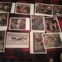 Албум с картички на карините на художника Николай Богданов-Белски , снимка 1 - Енциклопедии, справочници - 40126427