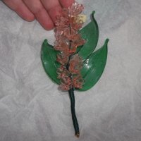 Мурано стъклено цвете на Artifex Vitri оригинално тагче за произход, снимка 5 - Други ценни предмети - 43844182