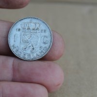 Монета Холандия 1955г, снимка 2 - Нумизматика и бонистика - 37381469