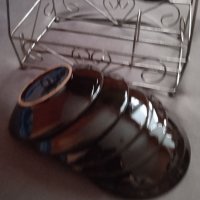 Керамични чаши за кафе със стойка, снимка 15 - Чаши - 29396157
