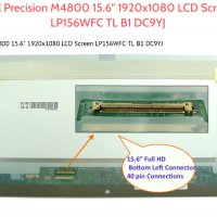 15.6" LCD Screen DELL PRECISION M4800 1920x1080 Full HD IPS 40 pin дисплей матов, снимка 3 - Други - 40451969