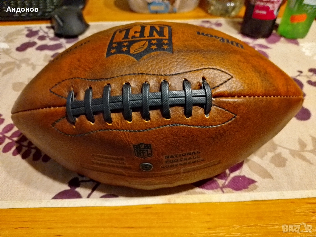 Топка футбол ръгби оригинал, снимка 1