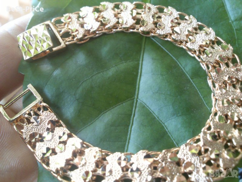 Позлатена гривна, снимка 1