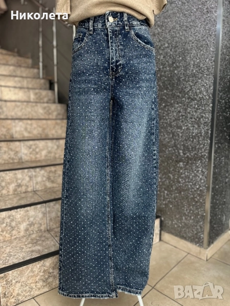 Дънки с камъчета , снимка 1