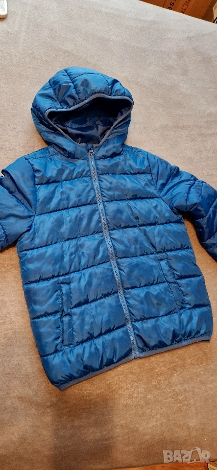 9-10г 140см Зимно яке с качулка, шушляк, без следи от употреба, снимка 1