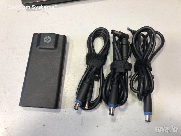 HP Travel Slim 65W оригинално зарядно с USB (19,5V/5V,3,33A/1A,65W), снимка 1