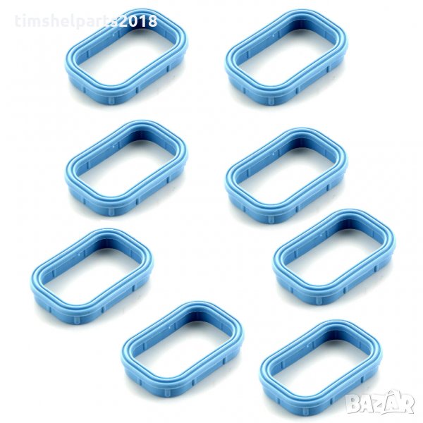 8 броя уплътнениe за всмукателен колектор за Ford Mondeo III Transit Ducato Boxer Jumper, снимка 1