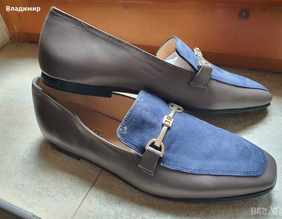 ИТАЛИАНСКИ КОЖЕНИ ОБУВКИ LINDA LP – №39½, снимка 1