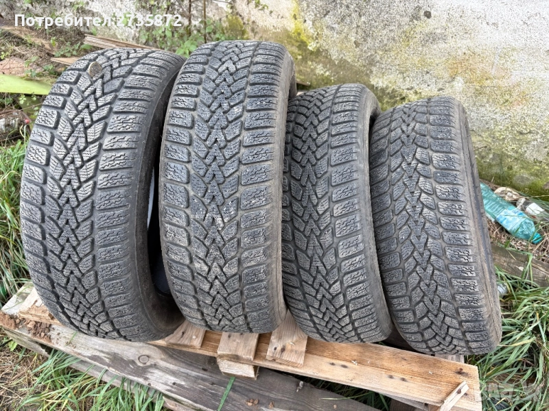 Зимни гуми Дънлоп/Dunlop FIAT 500, снимка 1