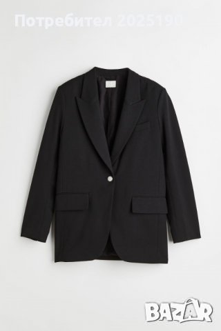 Дамско черно сако Н&М, снимка 1