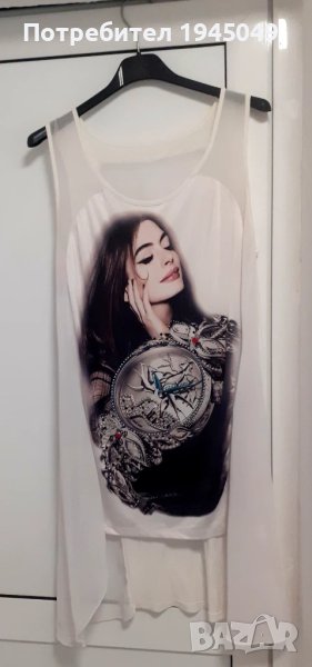 Дамска лятна блуза, туника С - М размер, снимка 1