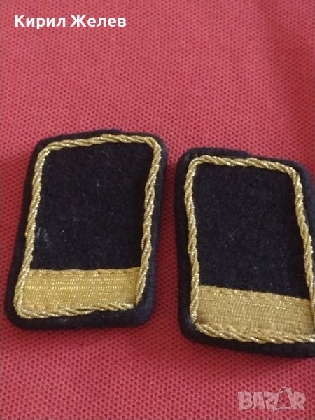 Български военни сърмени петлици вензели ЖП войски за КОЛЕКЦИОНЕРИ 26218, снимка 1