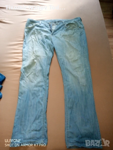 Дънки здрави номер 34-36, снимка 1