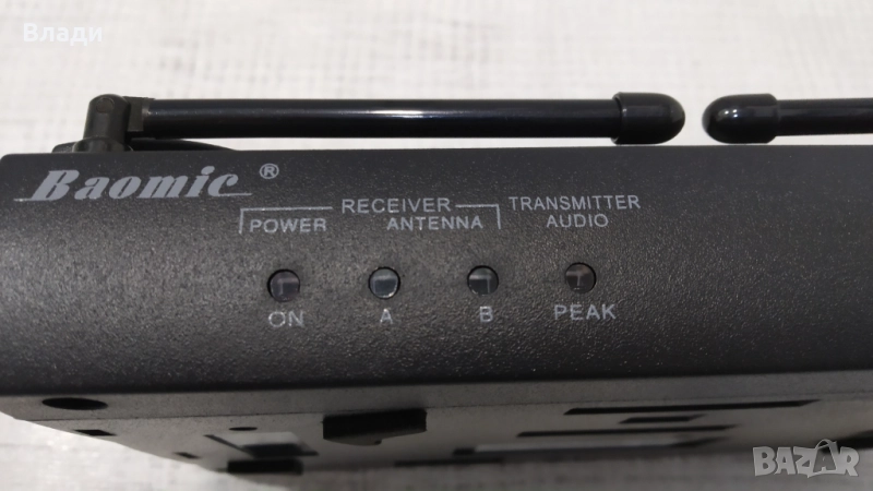 Безжичен микрофон BAOMIC Hendset /за глава/ и брошка, снимка 1