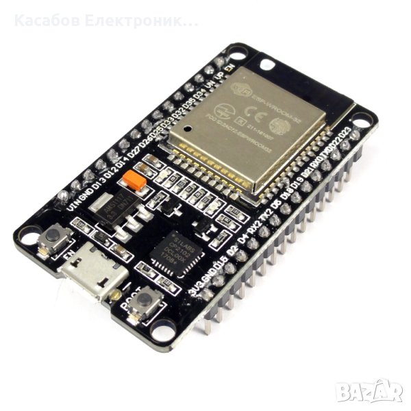 ESP-32S ESP-WROOM-32 WiFi+Bluetooth ESP32 NodeMCU, снимка 1