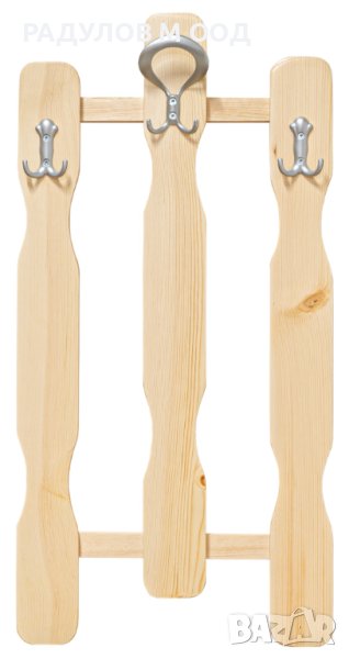 Чамова стенна закачалка 3-секторна , снимка 1