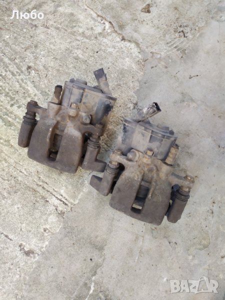 Задни спирачни апарати с ел.моторчета за ръчна за Ауди А6 Ц6 4ф 3.0тди БМК Audi A6 C6 4F 3.0tdi, снимка 1