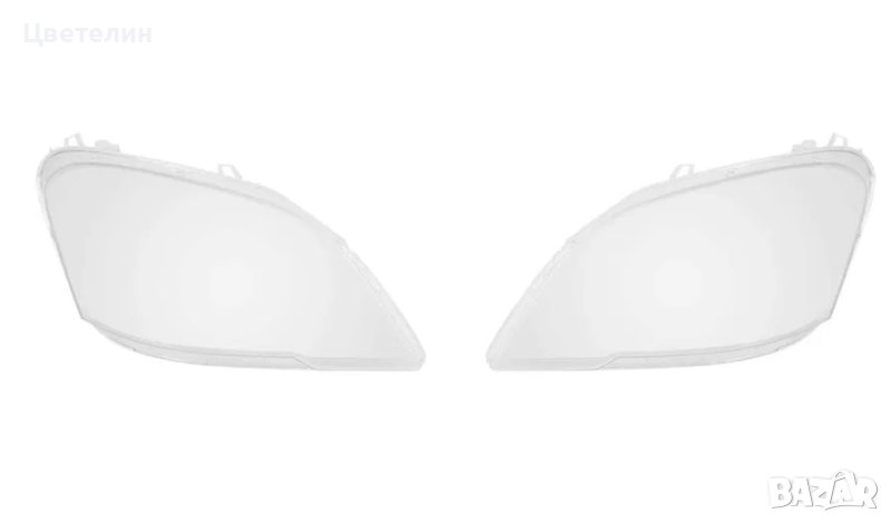 Комплект Стъкла за фар фарове Mercedes ML W164 ляво и дясно stykla, снимка 1