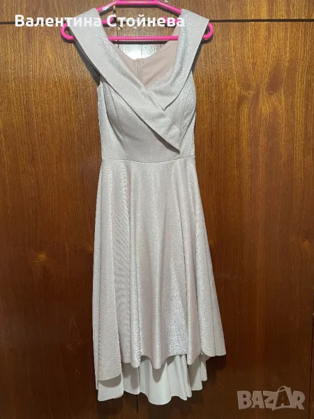 Светлорозова Официална Рокля, снимка 1