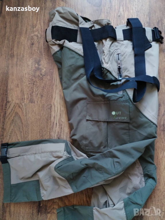 out living - мъжки ловен панталон КАТО НОВ Л, снимка 1