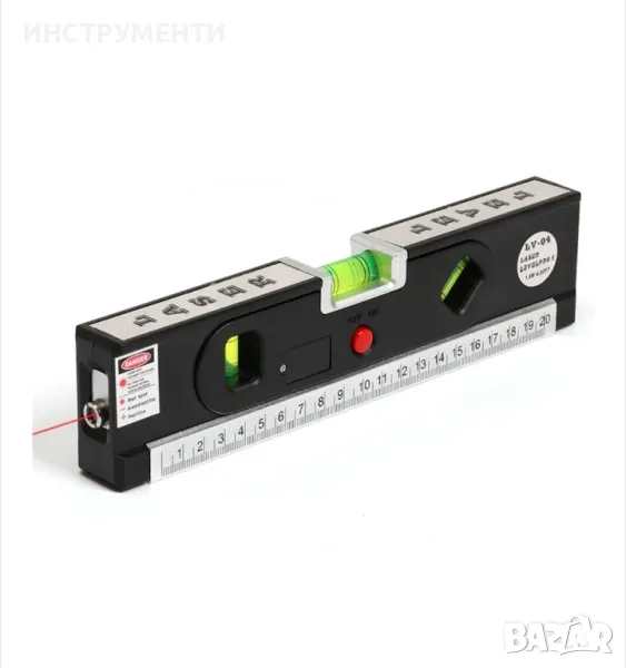 Лазерен нивелир с ролетка PR04, снимка 1
