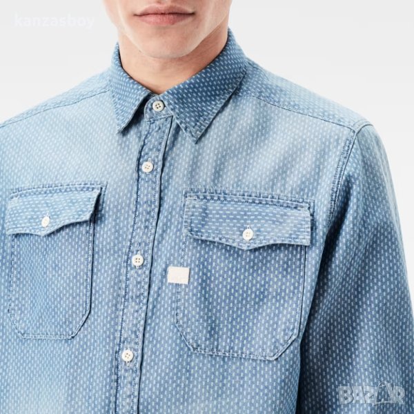 g-star landoh shirt - страхотна мъжко риза КАТО НОВА, снимка 1