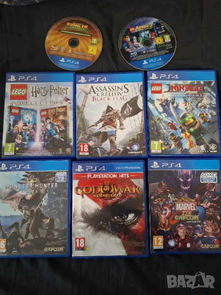 6 броя игри Playstation 4, снимка 1