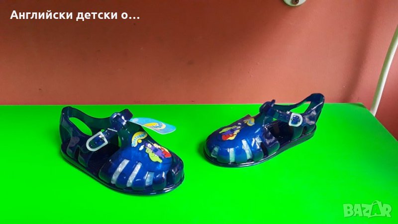 Английски детски силиконови сандали, снимка 1