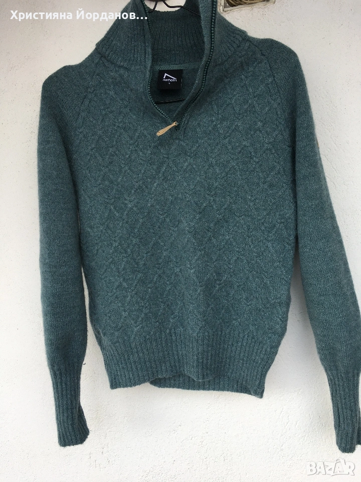 Пуловер поло 100% вълна, С, снимка 1