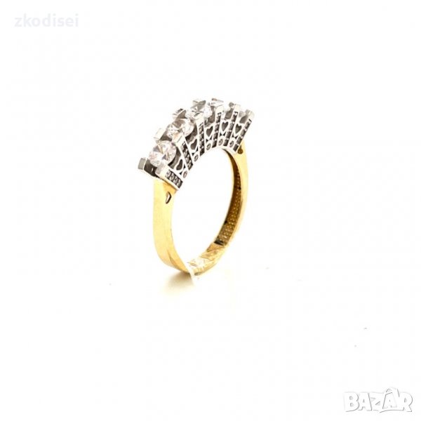 ЗЛАТЕН ПРЪСТЕН 4,0ГР. РАЗМЕР:56 14КР. ПРОБА:585 МОДЕЛ:4983-1, снимка 1