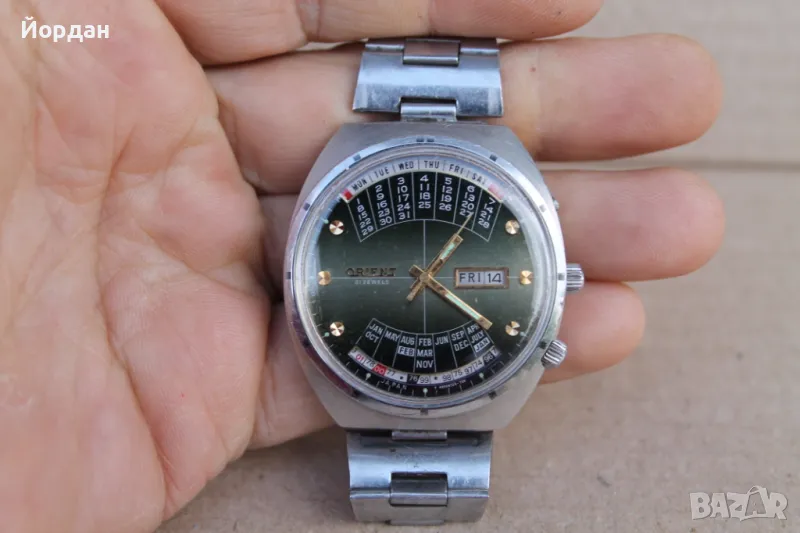 Японски календарен часовник ''Orient'' , снимка 1